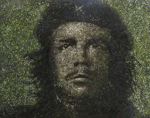 Julio Ghiorzi - Gemengde techniek op doek, Che Guevara (Zeer groot) kopen? Bied vanaf 500!