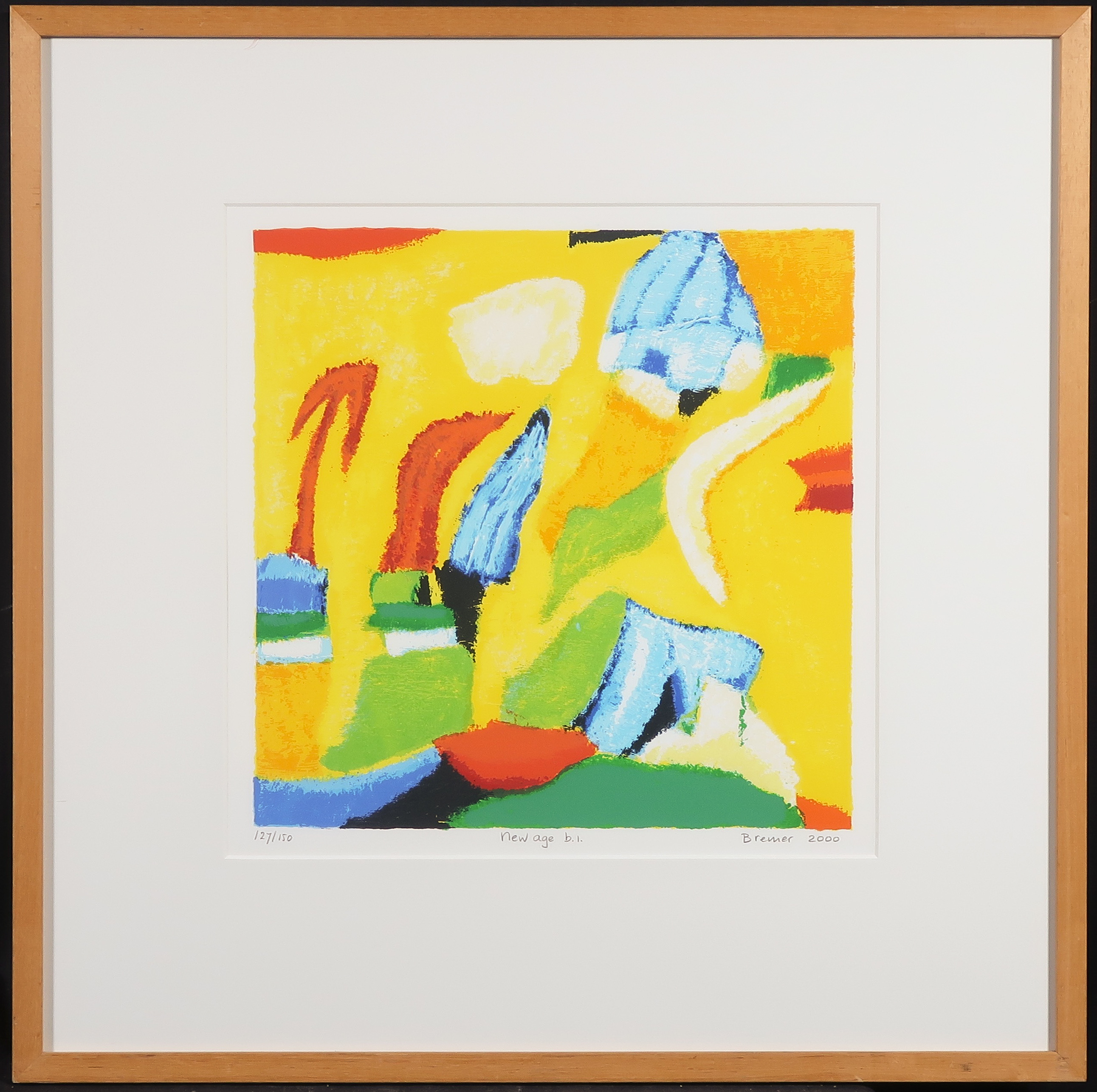 Saskia Bremer - Zeefdruk, New age b.1. - Ingelijst kopen? Bied vanaf 1!