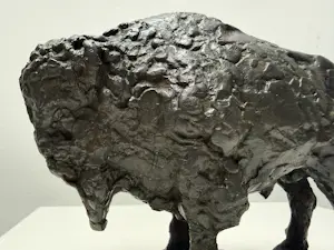 Pieter d' Hont - bronzen beeld - 'Bizon' - 1981 kopen? Bied vanaf 1750!