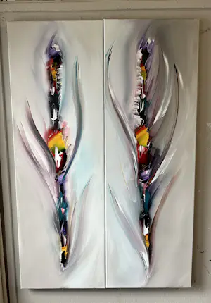 Gena - Abstract Twee Luik kopen? Bied vanaf 299!