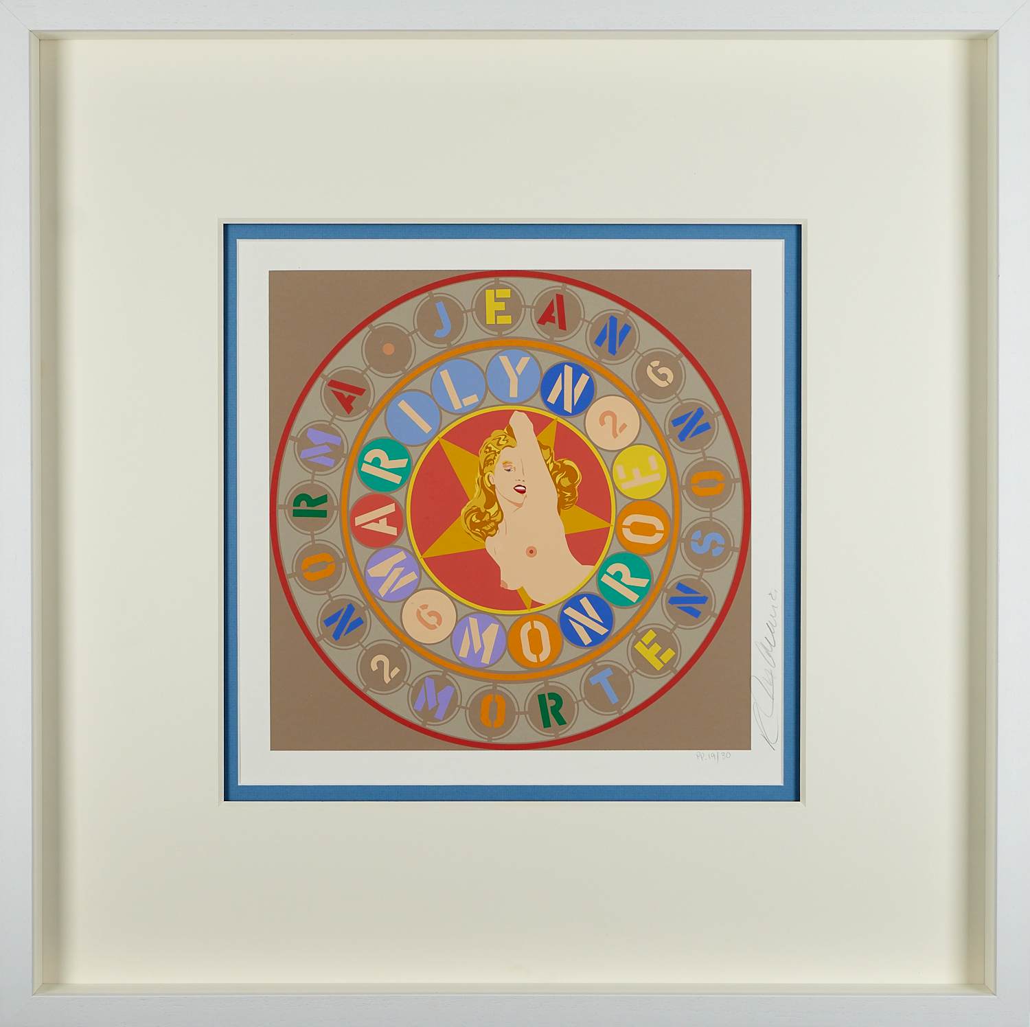 Robert Indiana - "Marilyn Monroe - The American Dream" - PP versie !!! Gesigneerd & Ingelijst kopen? Bied vanaf 1790!