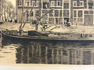 Willem Witsen - West-Indisch Huis - mooie en originele ets kopen? Bied vanaf 200!