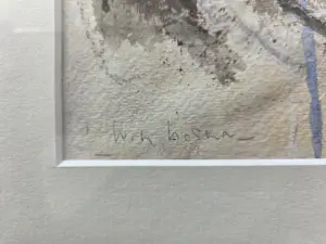 Wim Bosma - Vrouw met masker. Afrikaanse sfeer. kopen? Bied vanaf 399!