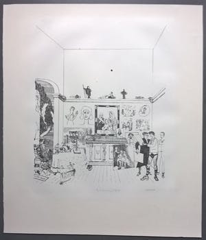 Sipke Huismans - gesigneerde litho kopen? Bied vanaf 55!