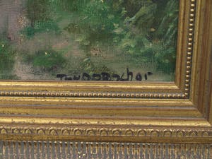 Theodorus van Oorschot - Olieverf op doek , Boerin met kippen – ingelijst – 98 x 78 cm kopen? Bied vanaf 1!