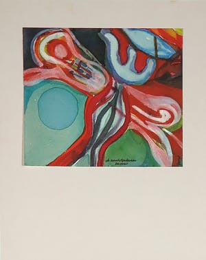 Joe Wols - Lot van vier tekeningen op papier, Figuren & Dieren kopen? Bied vanaf 1!