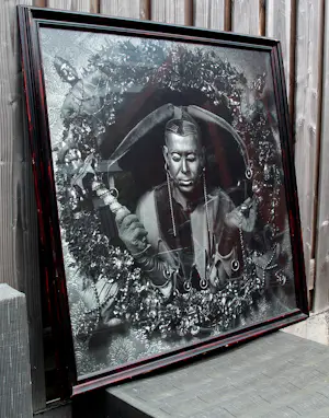 Erwin Olaf - C print(foto): 'Blacks' - 1990 (oplage slechts 3 stuks - nette lijst!) kopen? Bied vanaf 3450!