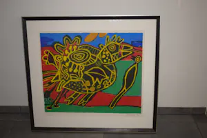 Corneille - Litho - L'oiseau né - Geheel nieuw ingelijst kopen? Bied vanaf 425!