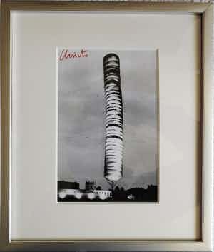 Christo - Project Documenta IV Kassel - gesigneerd - ingelijst verkocht voor € 75!