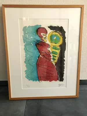Karel Appel - ETS - Figuren - Nr 2 verkocht voor € 550!