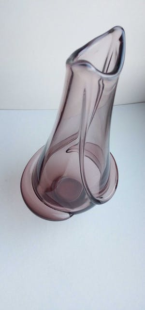 Frantisek Zemek - Vaas - "Rhapsody" - Alexandriet glas - Zelezny Brod Sklo (ZBS) - Jaren 50 kopen? Bied vanaf 50!