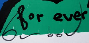 Herman Brood - grote zeefdruk: For ever (Friends) kopen? Bied vanaf 375!