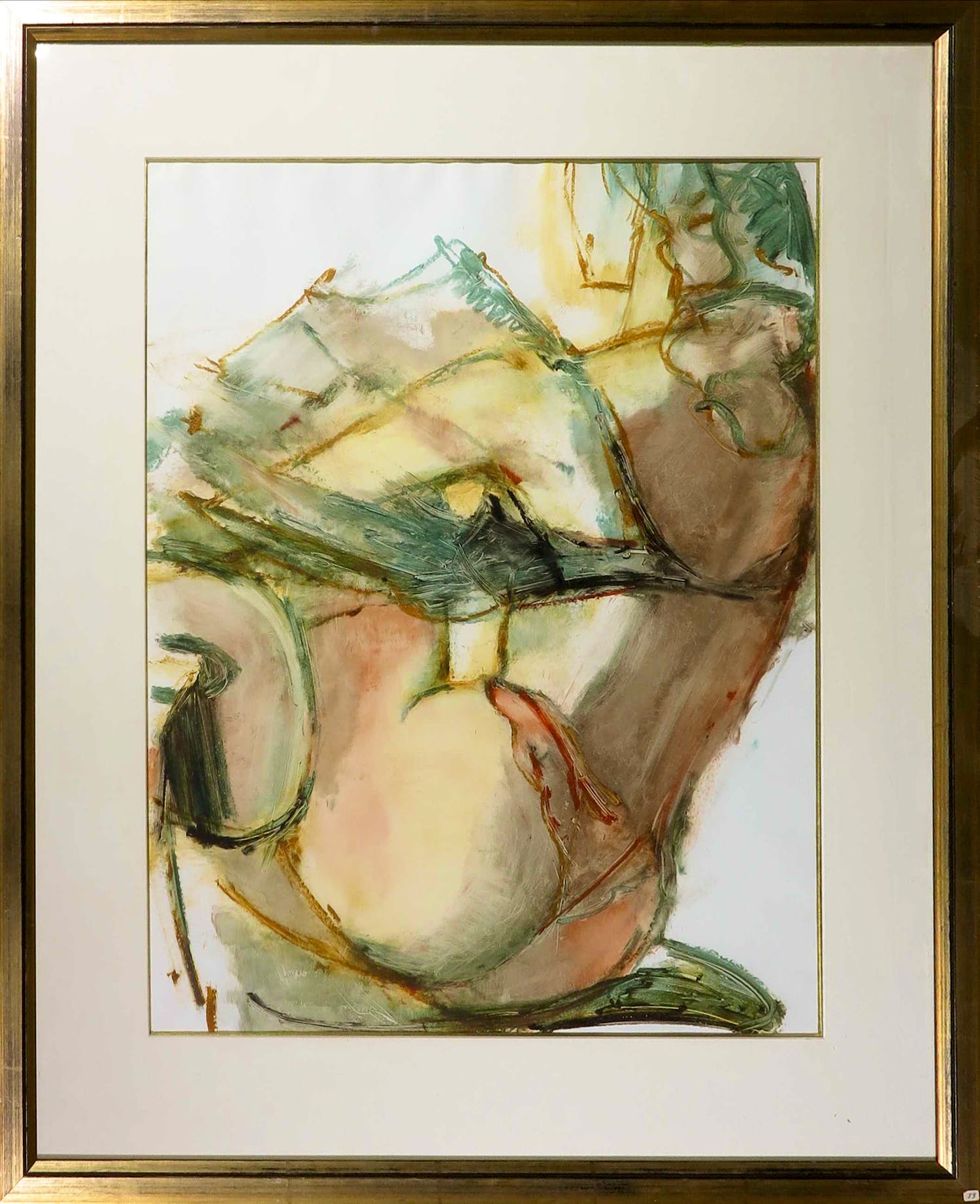 Lieuwe Smid - Olieverf op papier, Esta - Ingelijst kopen? Bied vanaf 1!