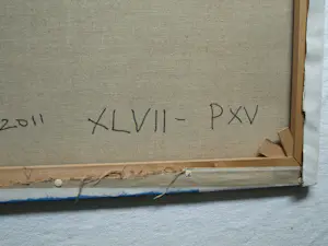 George Degenhart - Acrylverf op doek , Abstracte voorstelling - 80 x 80 cm. – 2011 kopen? Bied vanaf 80!