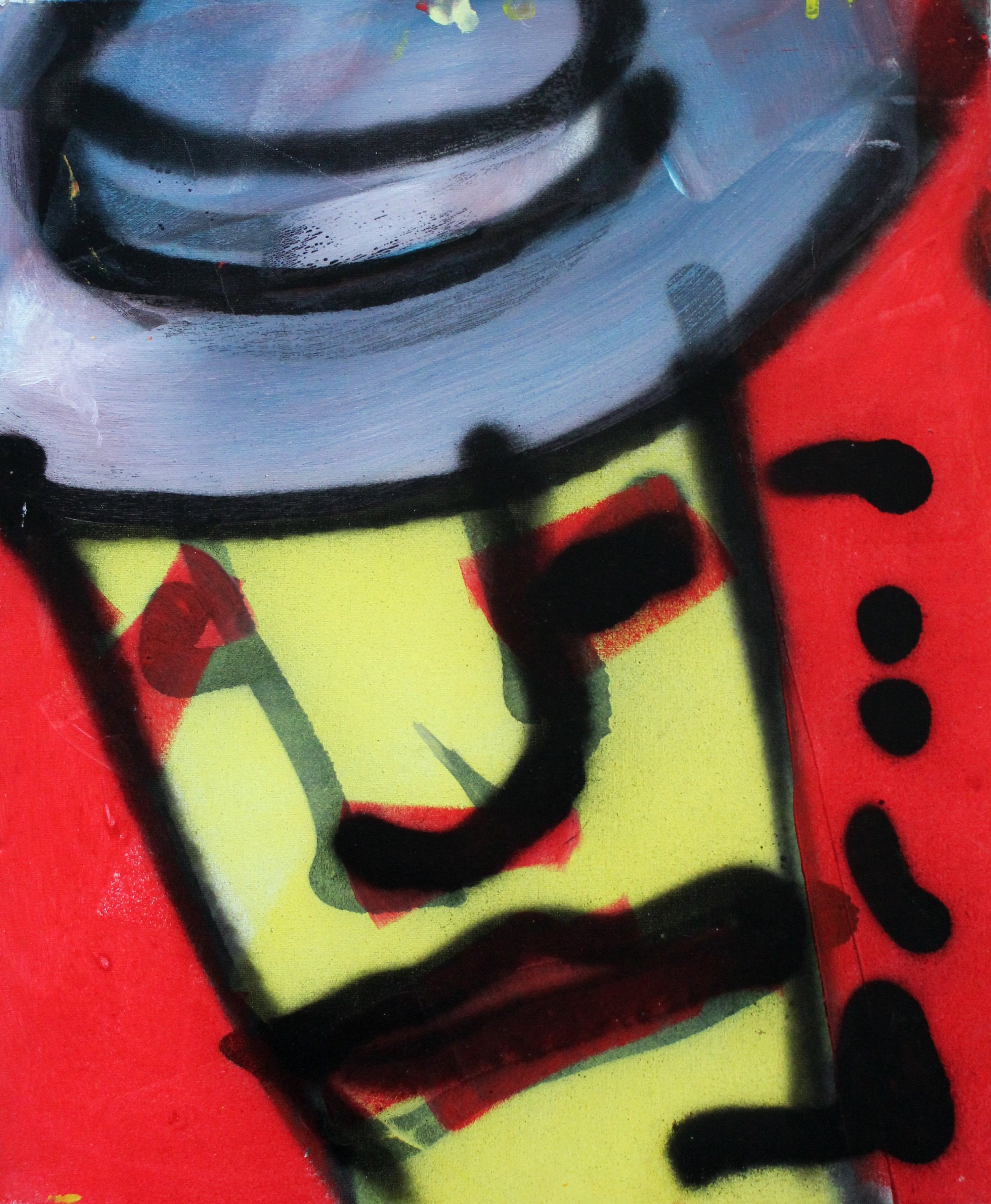 Herman Brood - acryl op linnen - 1995 verkocht voor € 1495!