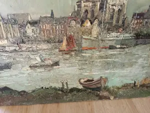 Pie Wilhelmus - Gezicht op Antwerpen kopen? Bied vanaf 80!