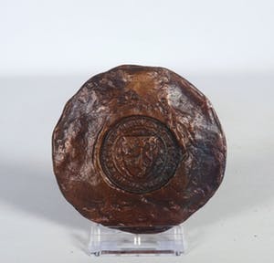 Brons (Onbekend) - Bronzen penning, Strijdende ridder kopen? Bied vanaf 35!