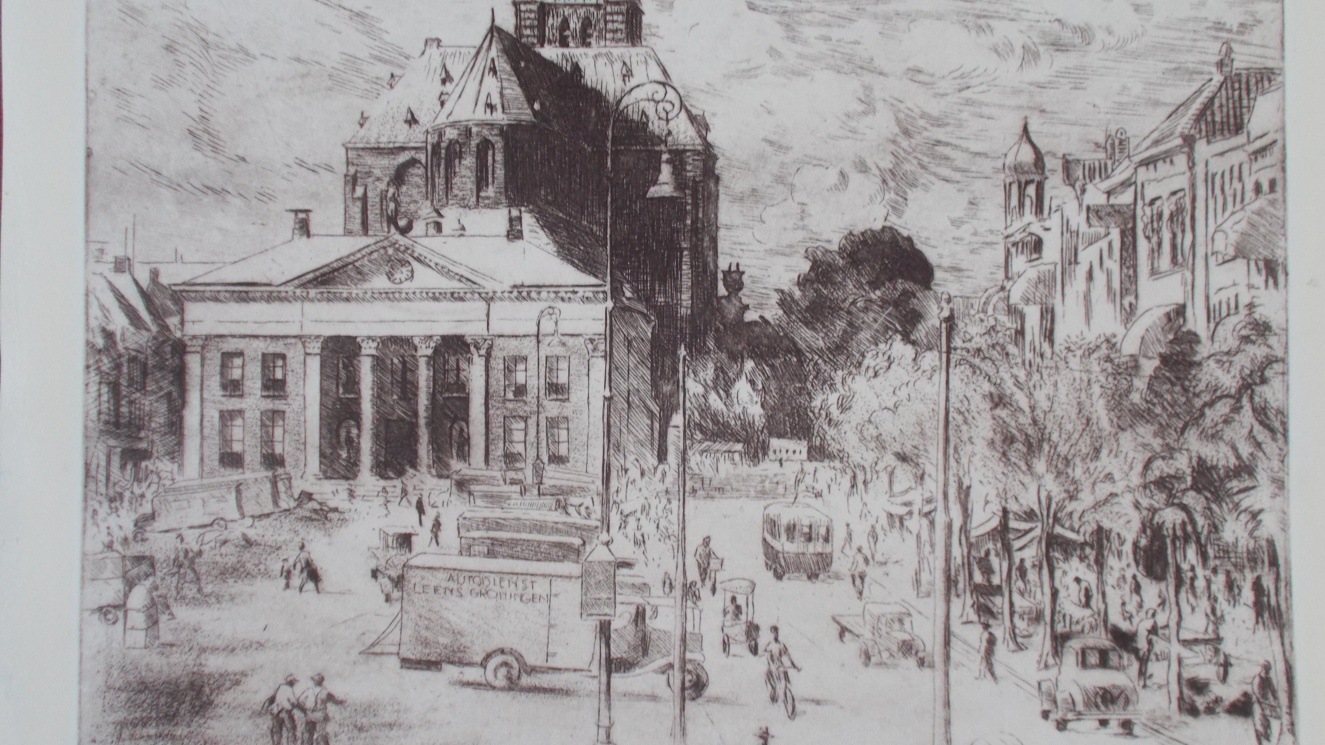 Jan Altink - Korenbeurs aan de Vismarkt te Groningen kopen? Bied vanaf 150!