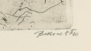 Fred Bervoets - Ets, Portret kopen? Bied vanaf 35!