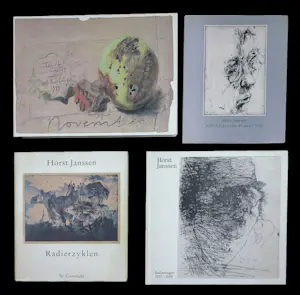 Horst Janssen - Lot van vier boeken waarvan 3 gesigneerd kaufen? Bieten Sie von 1!
