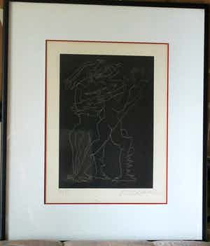 Ossip Zadkine - personen verkocht voor € 200!