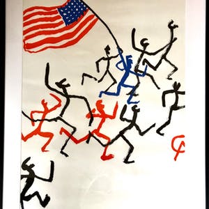 Alexander Calder - Stars & Stripes kopen? Bied vanaf 120!
