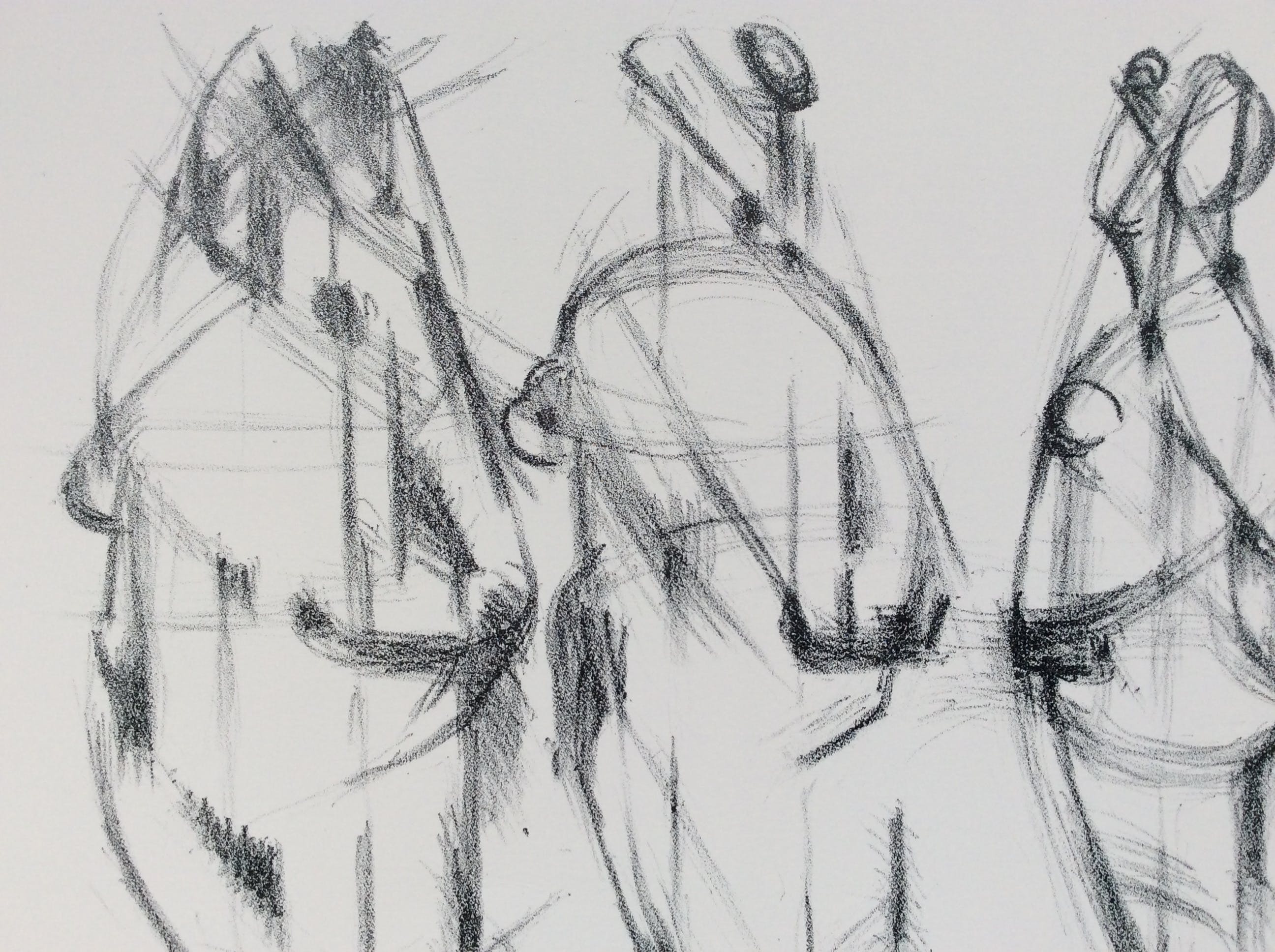 Charlotte van Pallandt - Drie figuren - lithografie kopen? Bied vanaf 95!