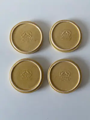 Faience- en Tegelfabriek Westraven - 12 polychrome geglazuurde cloisonné-onderzetters Dirk Zwanink tussen 1923-1934 kopen? Bied vanaf 100!