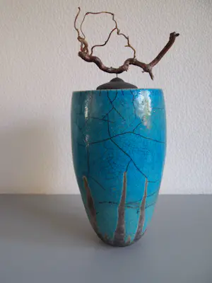 Anke van der Kwaak - Raku aarde lucht en vuur kopen? Bied vanaf 75!