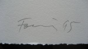Gunther Forg - zonder titel - Grote houtsnede - 1997 -oplage 98 kopen? Bied vanaf 595!