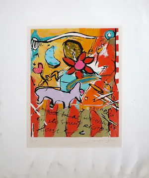 Miriam Slaats - Zeefdruk, Lente kopen? Bied vanaf 1!