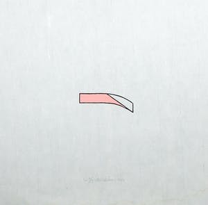 Cees Andriessen - Linosnede op rijstpapier, Zonder titel kopen? Bied vanaf 1!