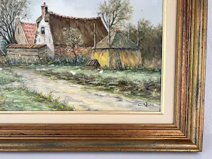 Cor Quax - Hollands rivierlandschap met een boerderij kopen? Bied vanaf 50!