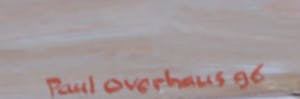 Paul Overhaus - Acryl op board, Groene zee kopen? Bied vanaf 50!