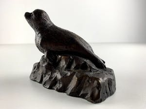 Jaap Hartman - bronzen beeld - 'zeehond' kopen? Bied vanaf 125!