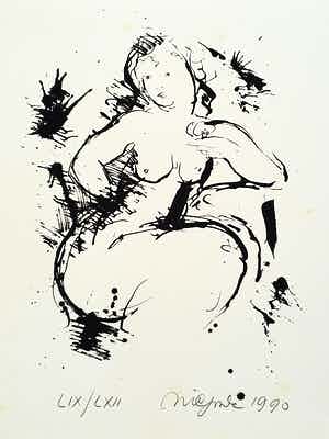 Nic Jonk - Zonder titel verkocht voor € 45!