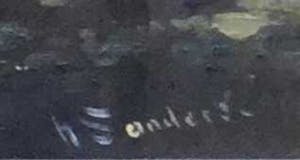 Niet of onleesbaar gesigneerd - C4141-1 - Landschap met molen aan de vaart kopen? Bied vanaf 10!