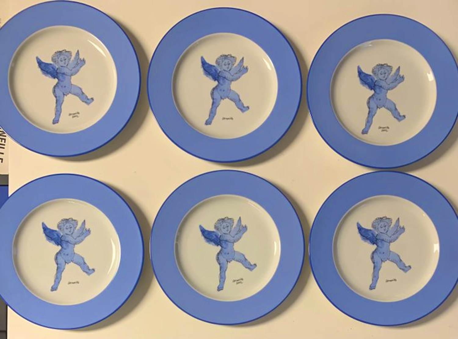 Corneille - Corneille - Set van 8 borden (Laatste!)- De Blauwe Engel naar Rubens - 2002 kopen? Bied vanaf 90!