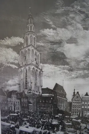 Emma Bormann - Groningen Grote Markt met St.Martinitoren kopen? Bied vanaf 50!