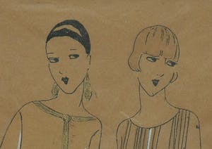 Niet of onleesbaar gesigneerd - Modeprent kopen? Bied vanaf 1!