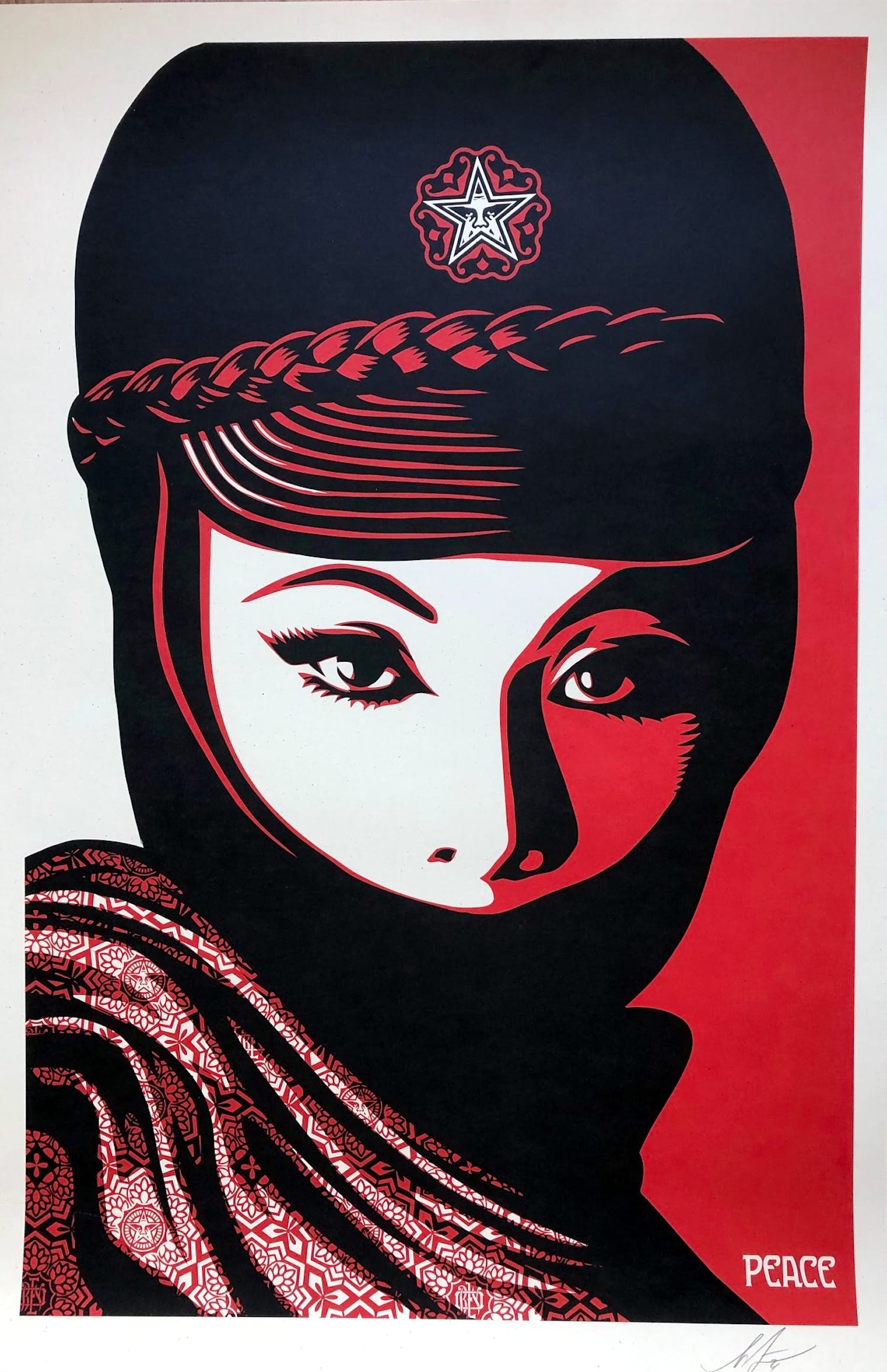 Shepard Fairey - Mujer Fatale verkocht voor € 1!