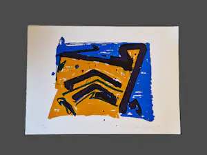 Theo Kuijpers - Grote in 1985 gemaakte kleuren lithografie - ZT - kleine oplage (35) kaufen? Bieten Sie von 31!