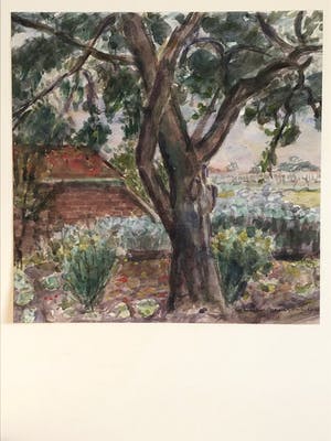 Johan Buning - Landschap met boerenerf kopen? Bied vanaf 20!