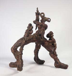 Chris Baaten - Bronzen beeld, Driepoot kopen? Bied vanaf 450!