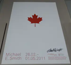 Michael E. Smith - Ausstellungsplakat Mönchehaus Museum Goslar 2011 von Hand signiert kopen? Bied vanaf 30!