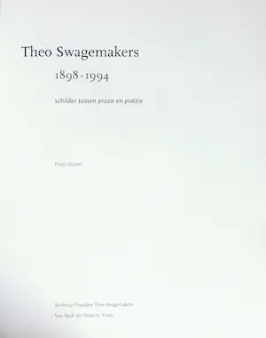 Theo Swagemakers - Olieverf op board, Zelfportret - Ingelijst - Inclusief kunstboek! kopen? Bied vanaf 1!