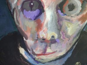 Lucebert - schilderij op doek, handgesigneerd, CoBra kopen? Bied vanaf 6000!