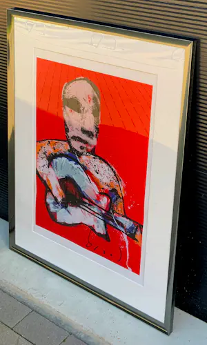 Herman Brood - Ingelijste zeefdruk: Flamenco kopen? Bied vanaf 695!