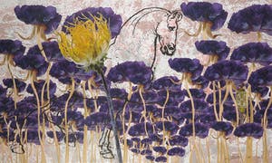 Mark Verdoes - Giclée op doek, Paardenbloem kopen? Bied vanaf 1!