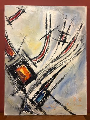 Gerard Bijnens - Abstract werk kopen? Bied vanaf 50!